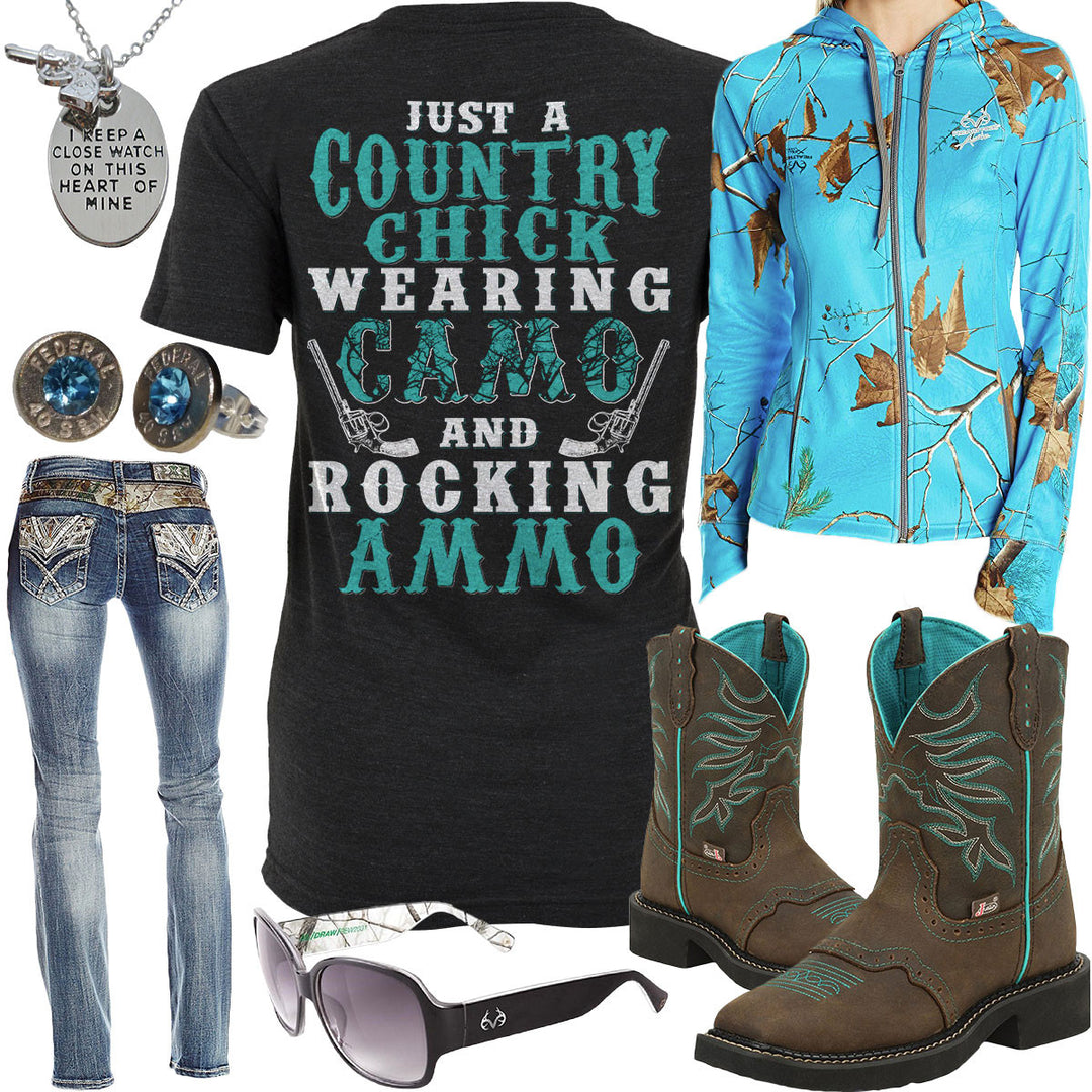 Camo & Ammo Realtree Zip Hoodie Outfit