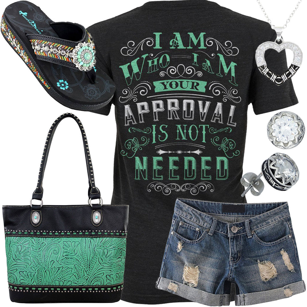 I Am Who I Am Western Purse Outfit