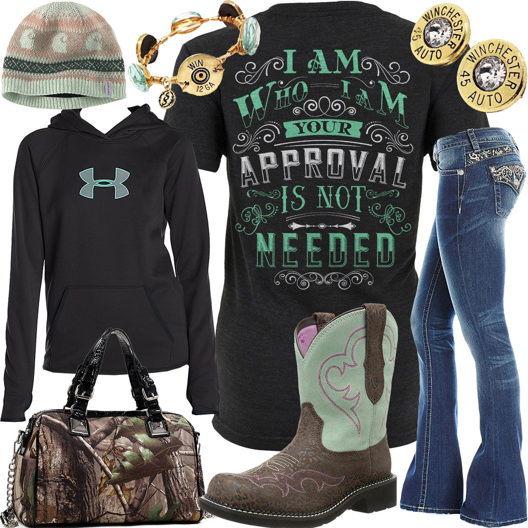 I Am Who I Am Realtree Handbag Outfit