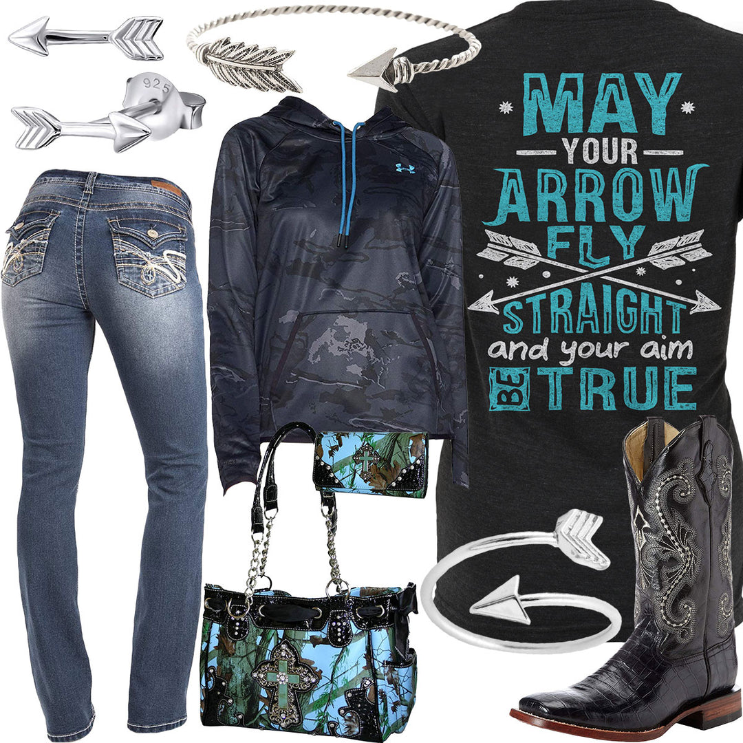 Arrow Fly Straight Under Armour Hoodie Outfit