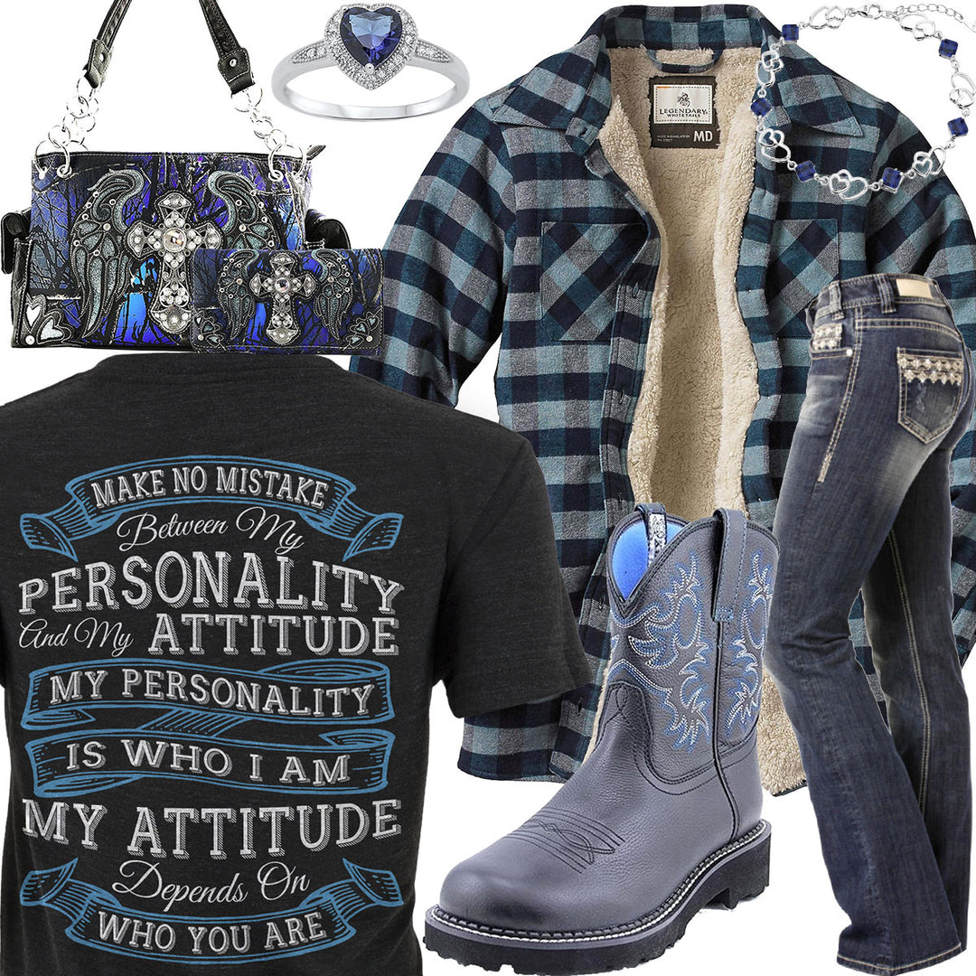 Personality & Attitude Buffalo Plaid Outfit