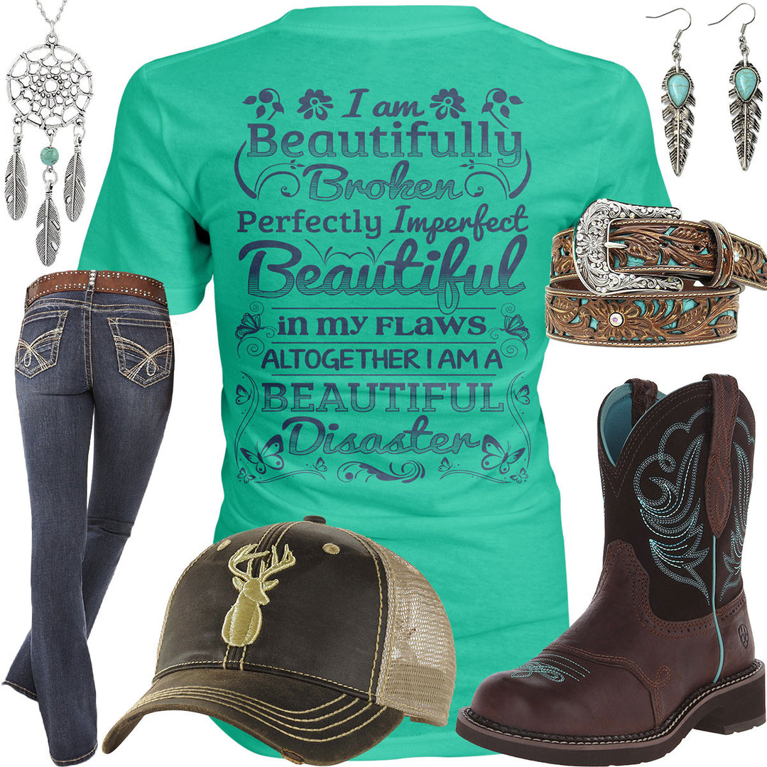 Beautiful Disaster Buck Cap Outfit