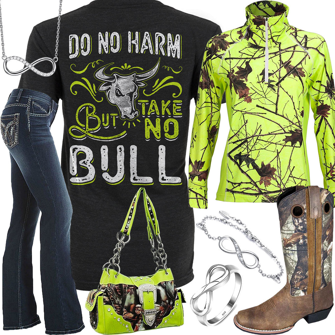 Do No Harm But Take No Bull Outfit