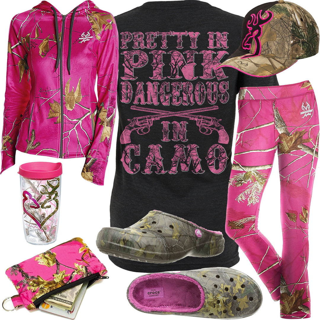 Dangerous In Camo Realtree Camo Crocs Outfit