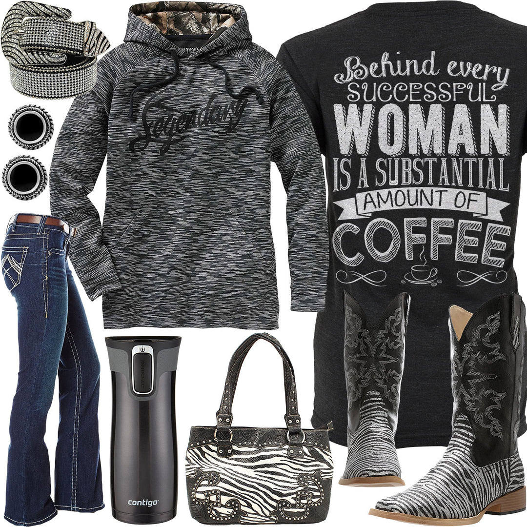 Amount of Coffee Legendary Hoodie Outfit