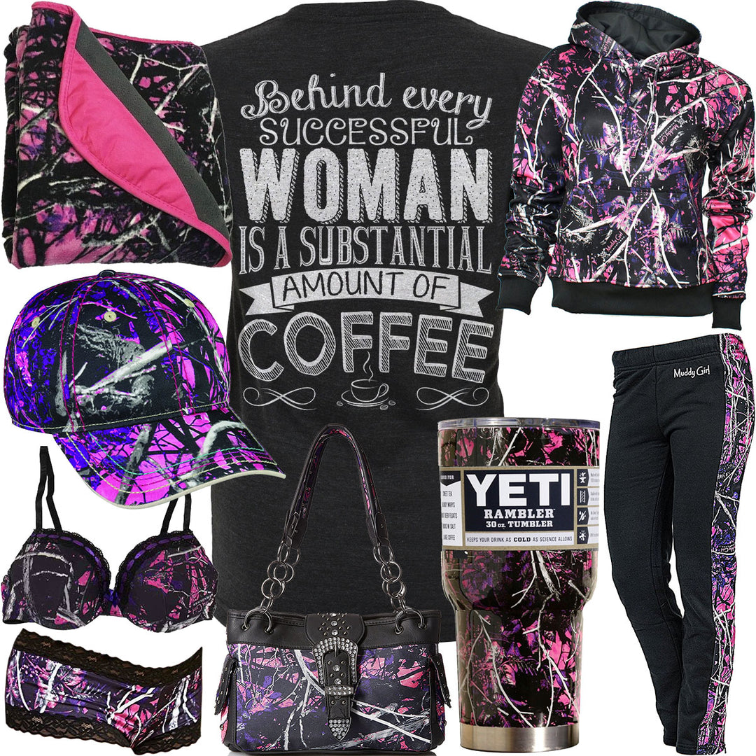 Amount of Coffee Muddy Girl Outfit
