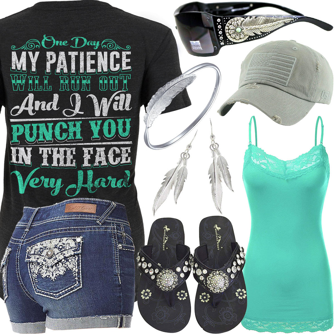 Punch You In The Face WallFlower Shorts Outfit