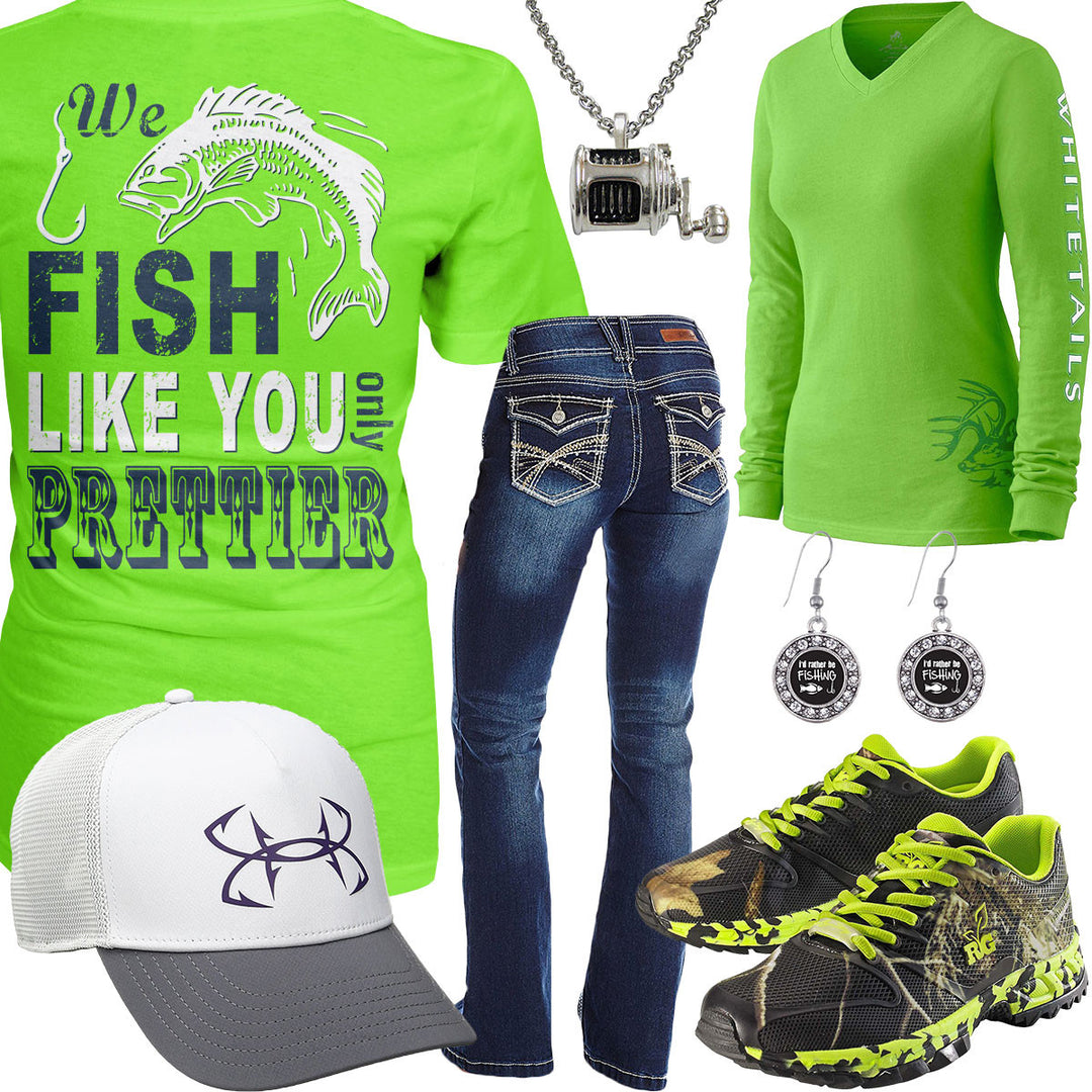 We Fish Like You Under Armour Hat Outfit