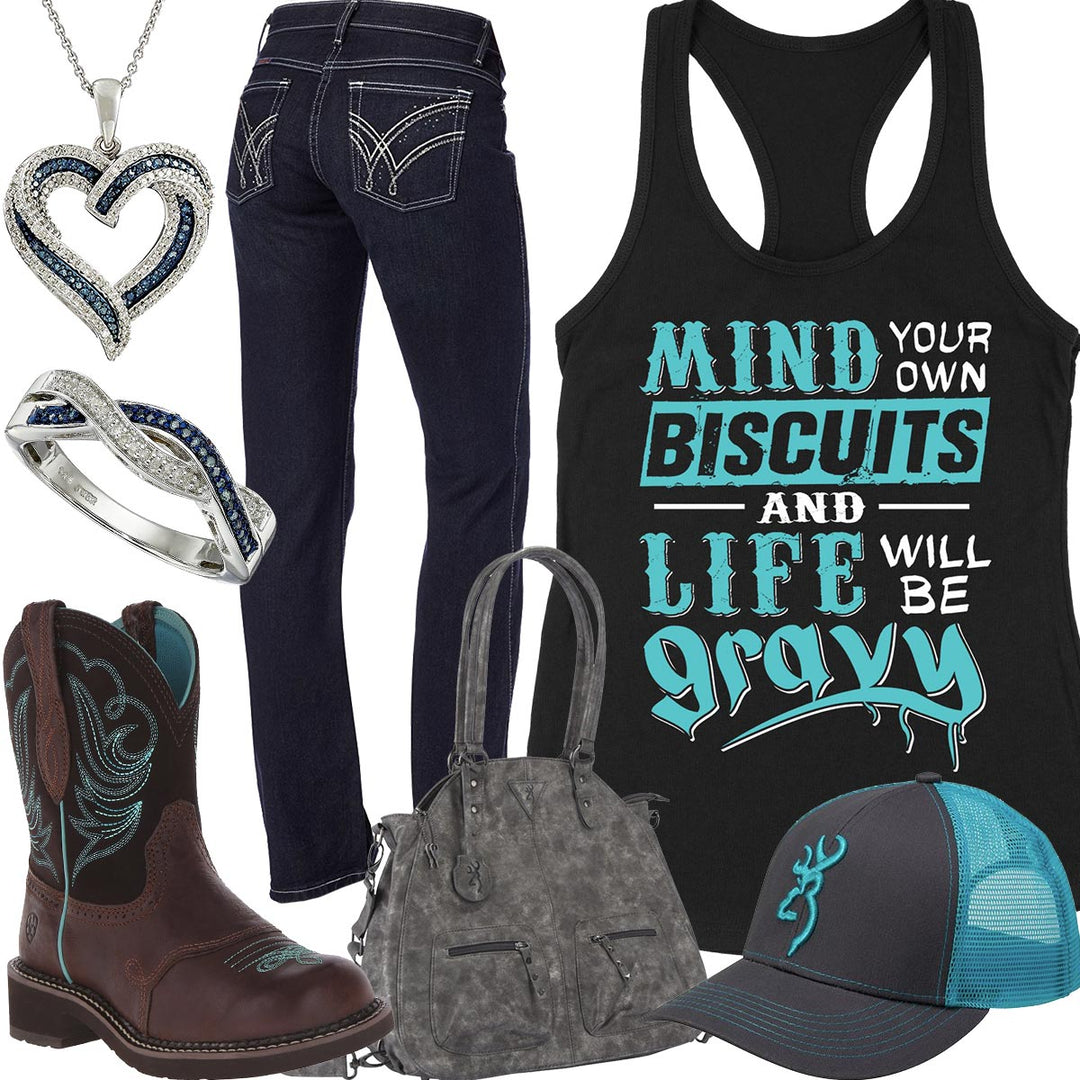 Life Will Be Gravy Tank Top Outfit