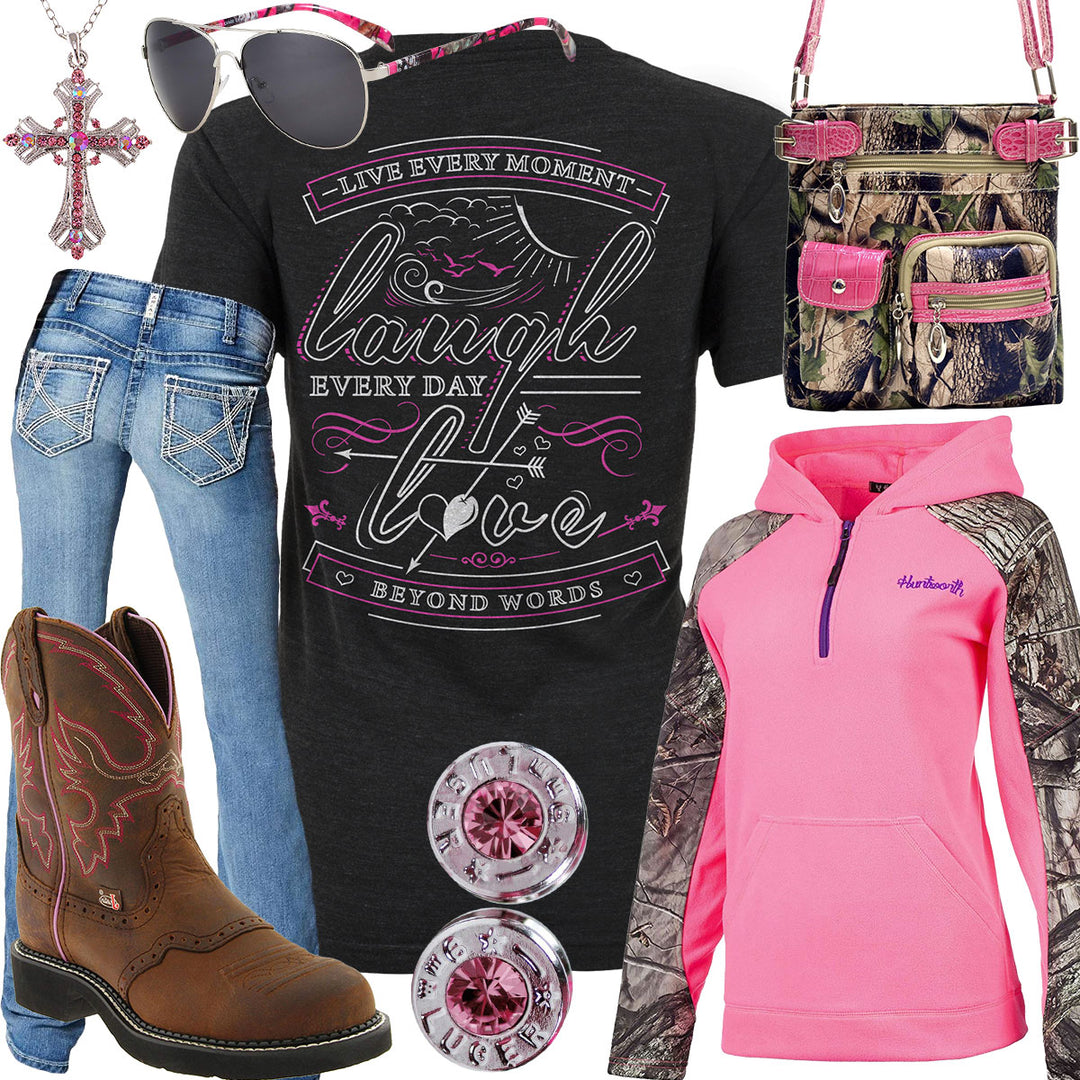 Live Laugh Love Huntworth Fleece Outfit