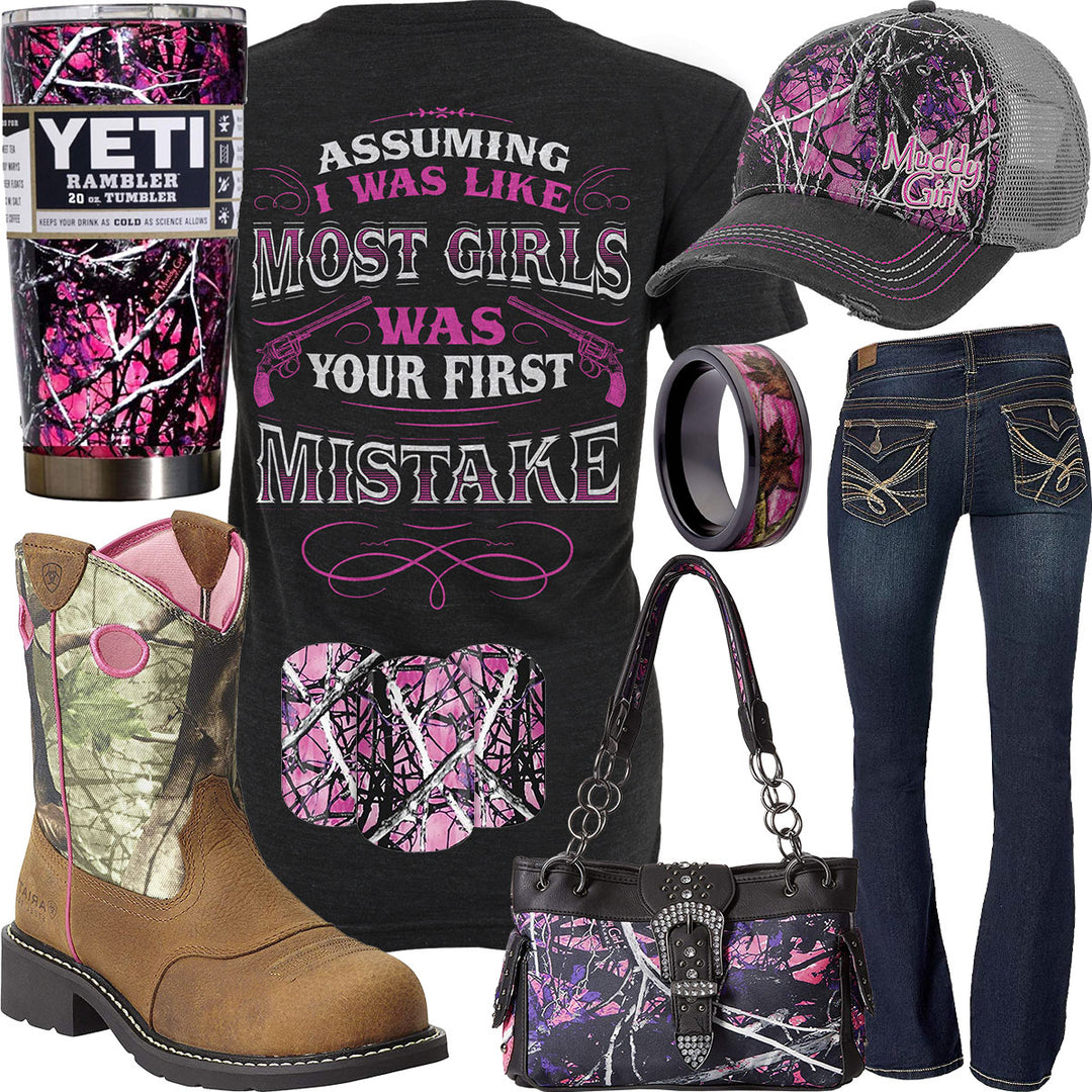 Your First Mistake Yeti Tumbler Outfit
