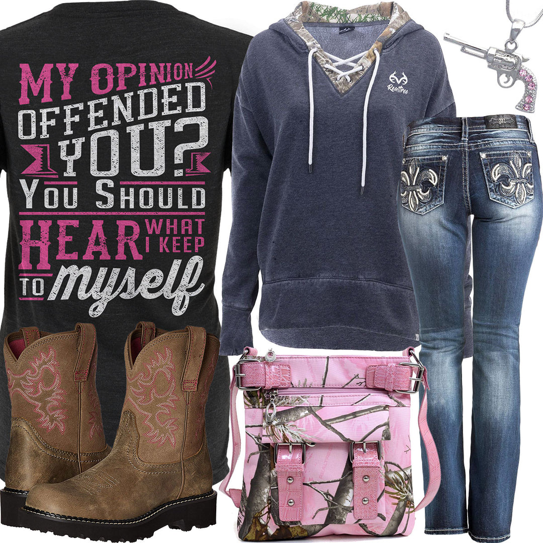 Keep To Myself Realtree Hoodie Outfit
