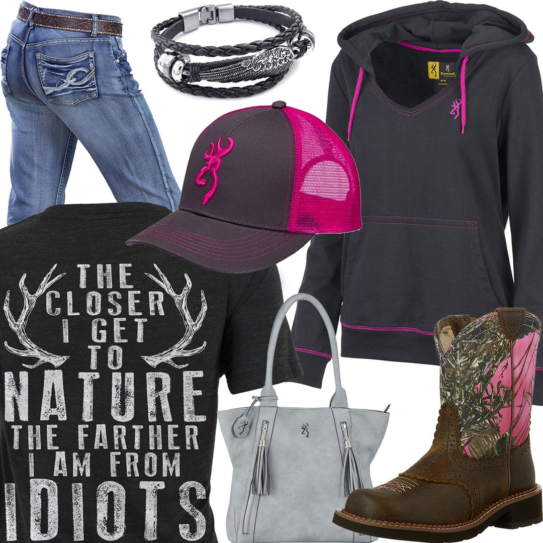 Farther From Idiots Browning Hoodie Outfit