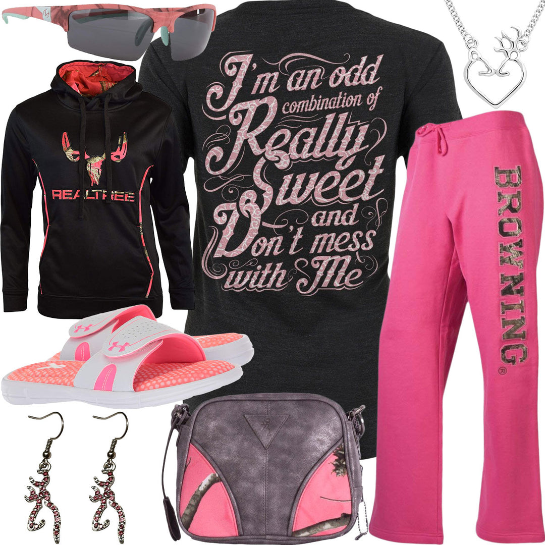 An Odd Combination Browning Sweatpants Outfit
