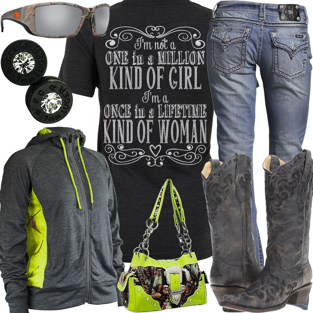 Once in a Lifetime Realtree Zip-Up Jacket Outfit