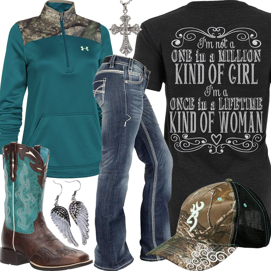 Once In A Lifetime Browning Cap Outfit