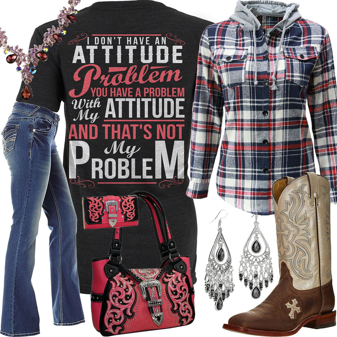 Not My Problem Tony Lama Boot Outfit