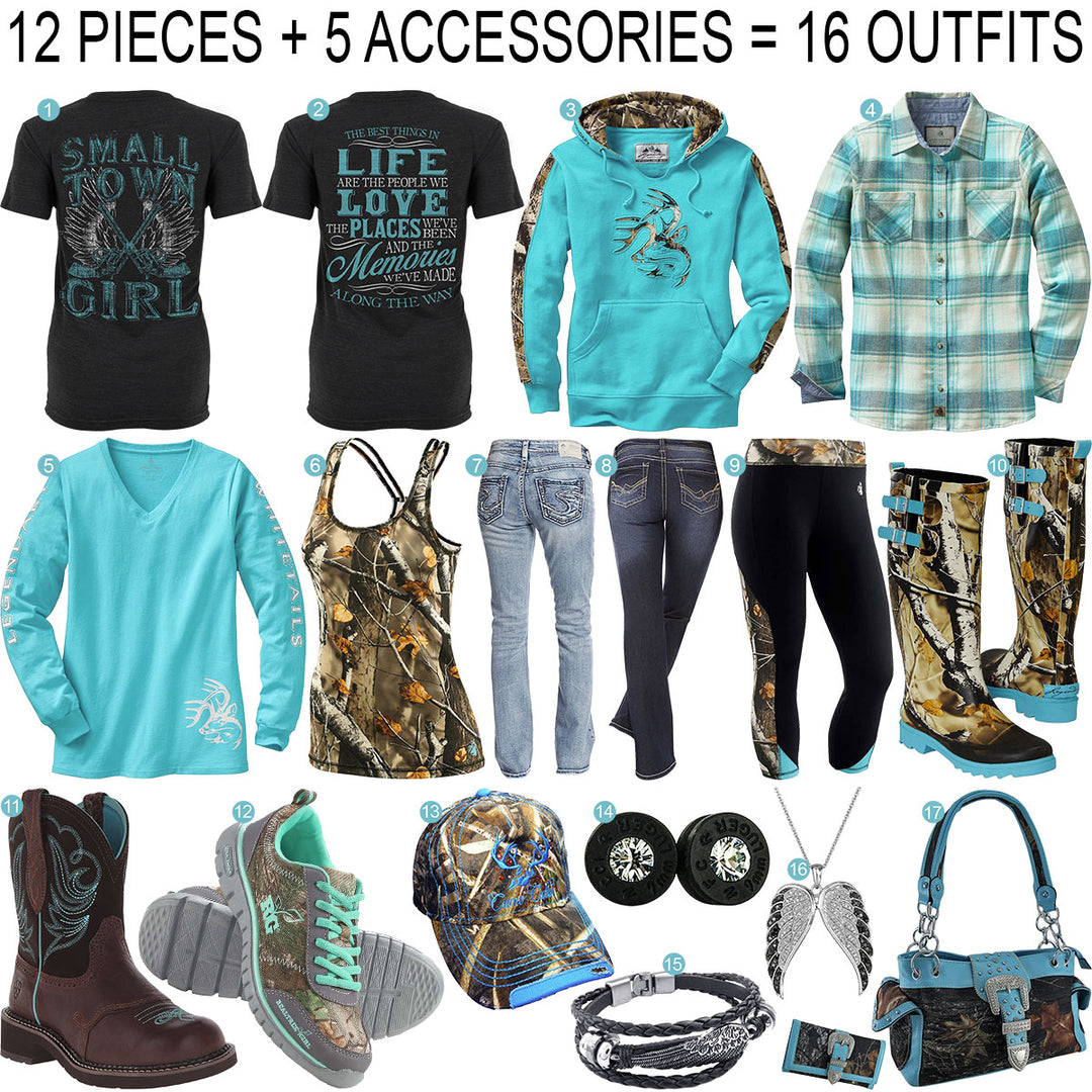 16 Outfits From 12 Pieces