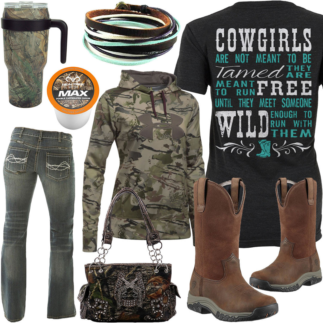 Meant To Be Tamed Leather Bracelet Wrap Outfit
