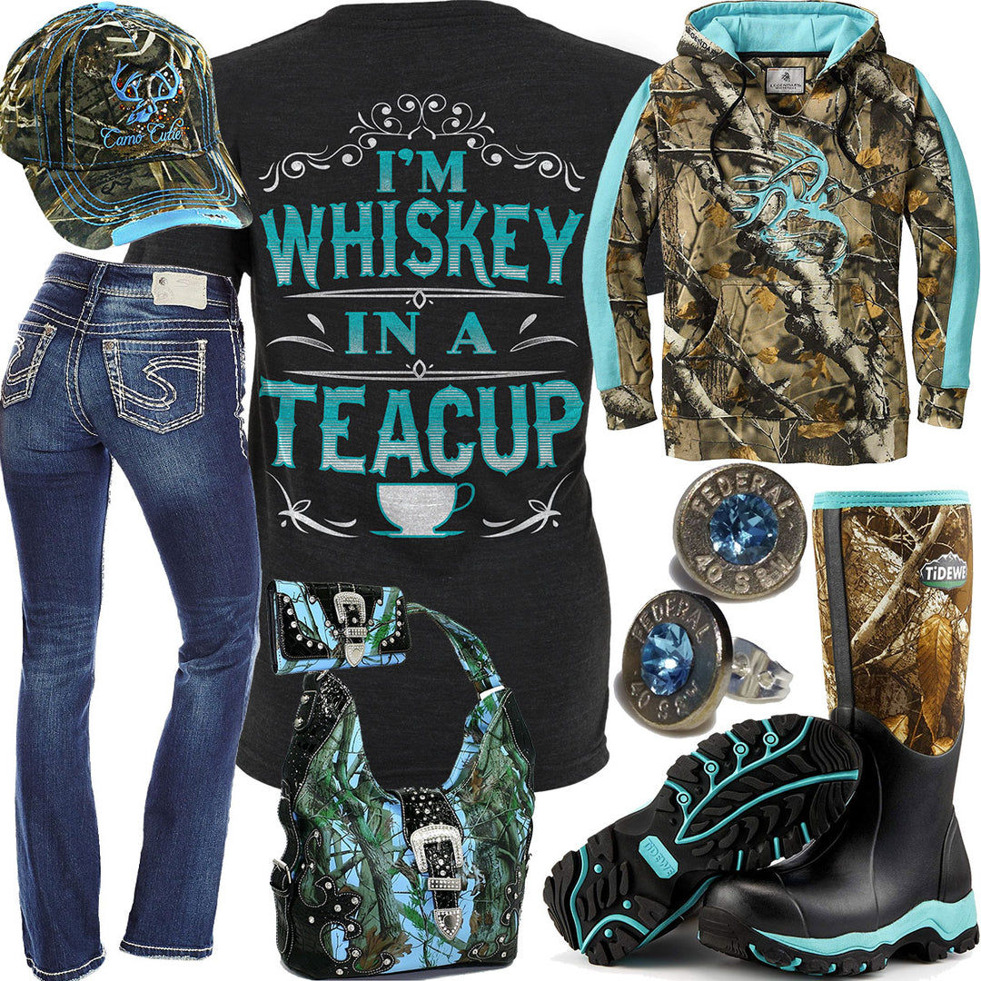 Whiskey In A Teacup Hunting Boot Outfit