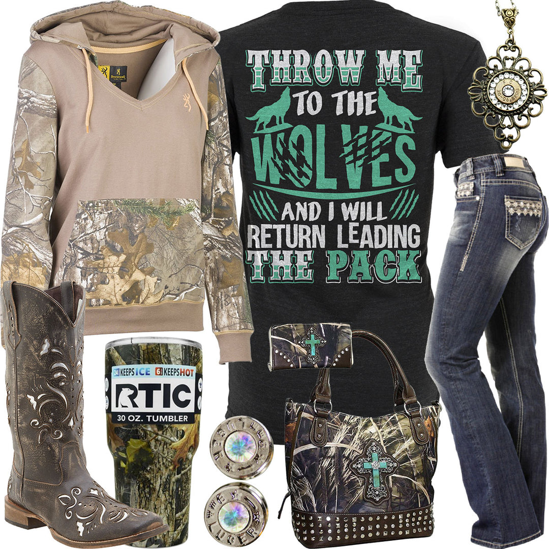 Leading The Pack Browning Camo Hoodie Outfit