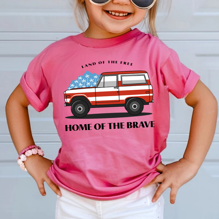 Home Of The Brave Kids Tees