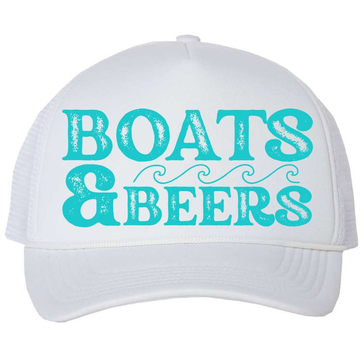 Boats & Beers Foam Snapback Hat