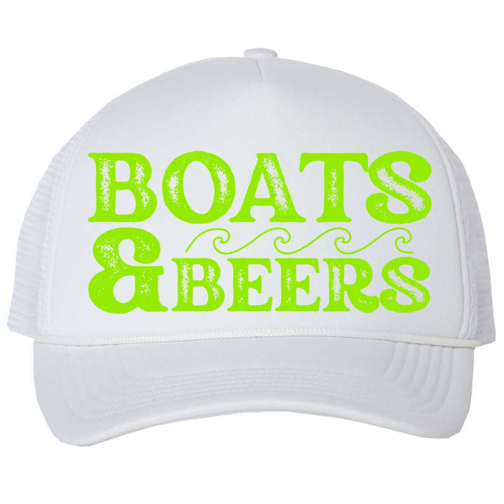 Boats & Beers Foam Snapback Hat