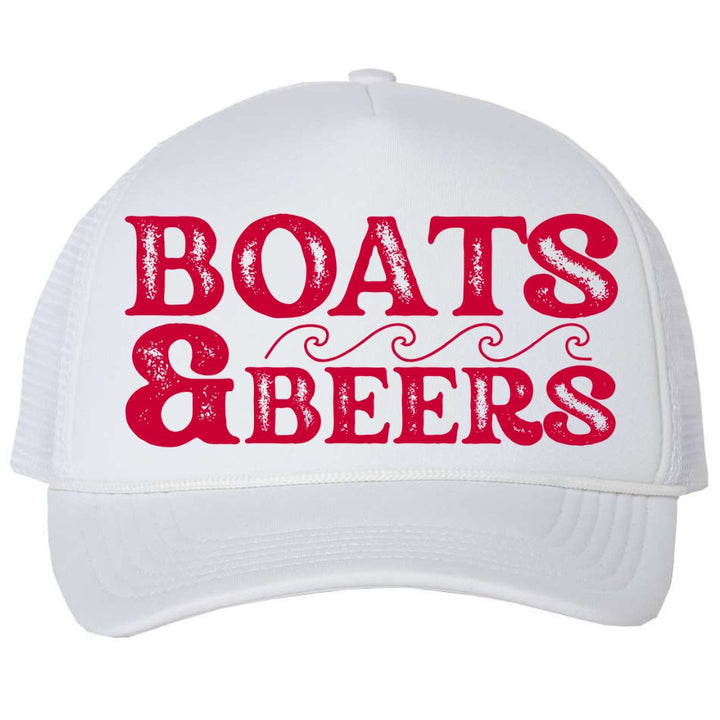 Boats & Beers Foam Snapback Hat