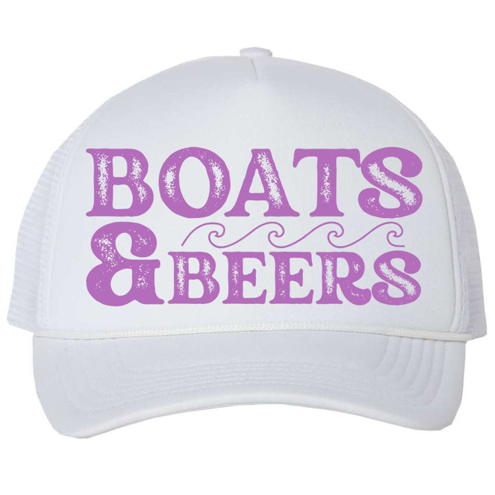 Boats & Beers Foam Snapback Hat
