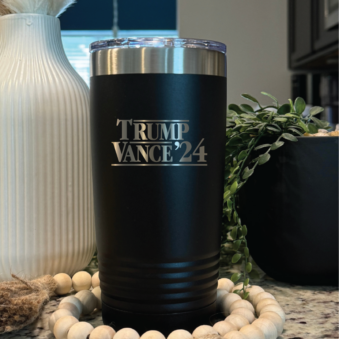 Trump Vance 2024 Laser Etched Tumbler
