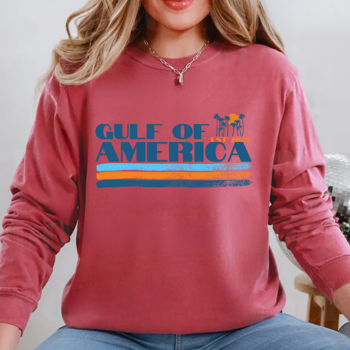 Gulf Of America Long Sleeve Tees