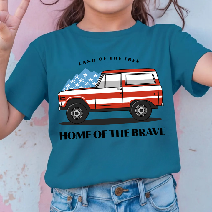 Home Of The Brave Kids Tees