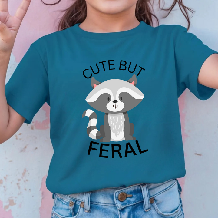 Cute But Feral Kids Tees