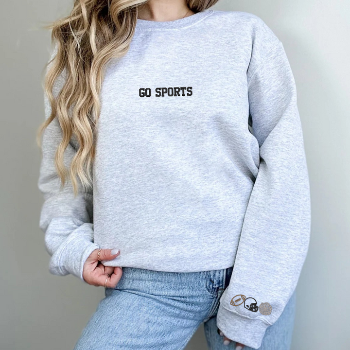 Go Sports Embroidered Sweatshirt