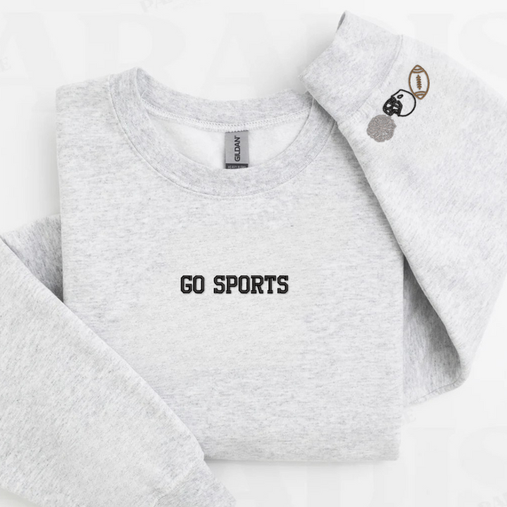 Go Sports Embroidered Sweatshirt