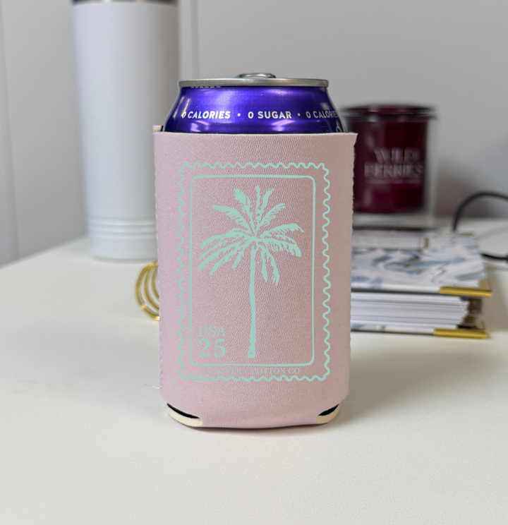 Palm Tree Stamp Drink Hugger