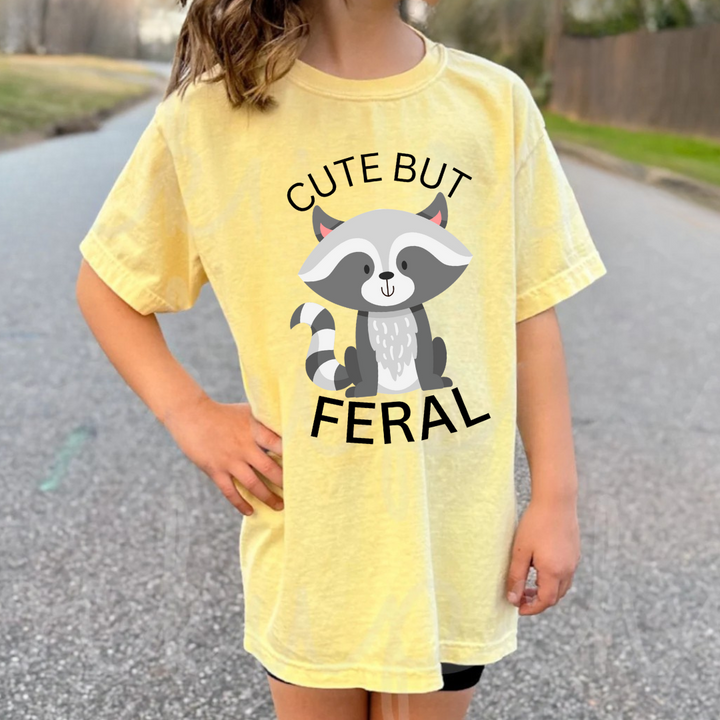 Cute But Feral Kids Tees