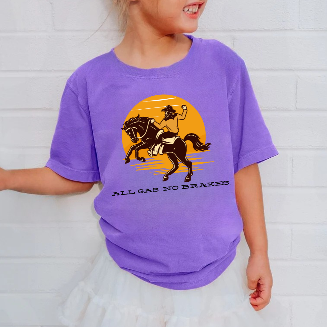 All Gas No Brakes Kids Tees
