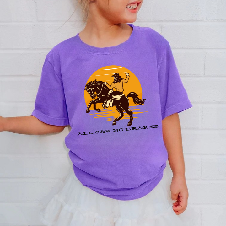 All Gas No Brakes Kids Tees