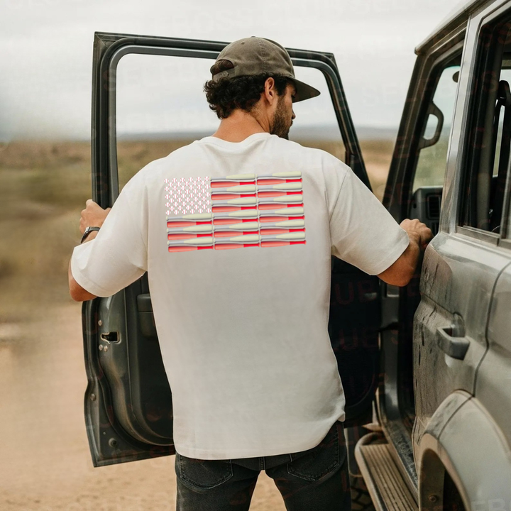 USA Baseball Flag Tees
