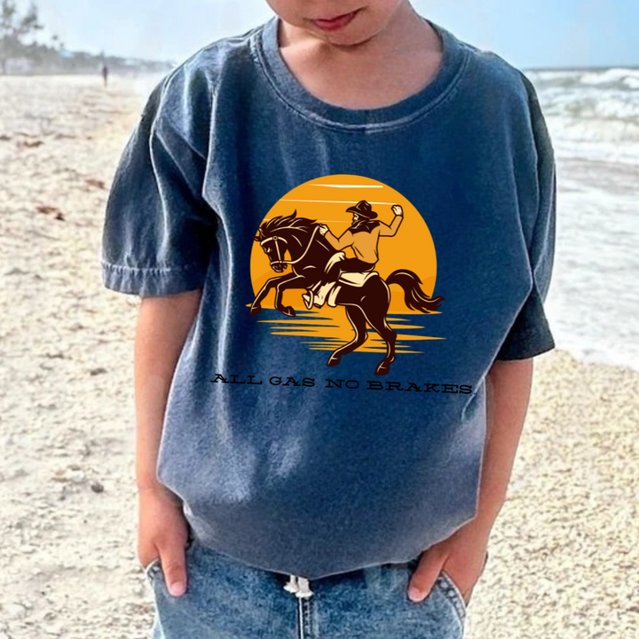 All Gas No Brakes Kids Tees