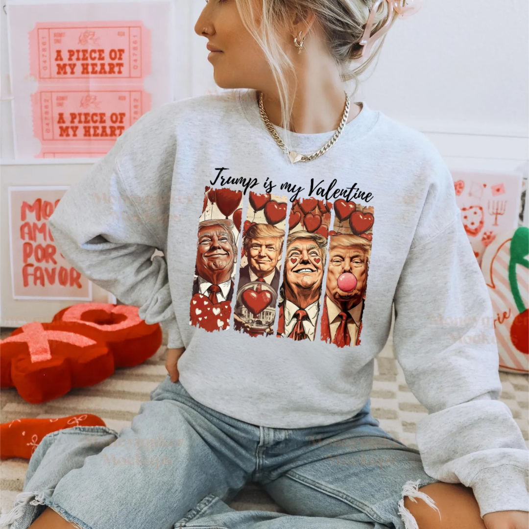 Over Print | Trump Is My Valentine Apparel
