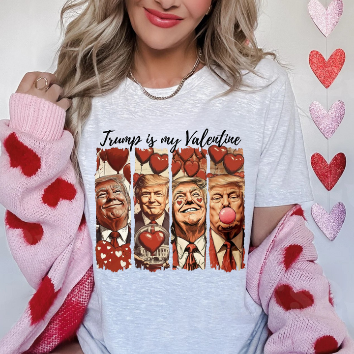 Over Print | Trump Is My Valentine Apparel