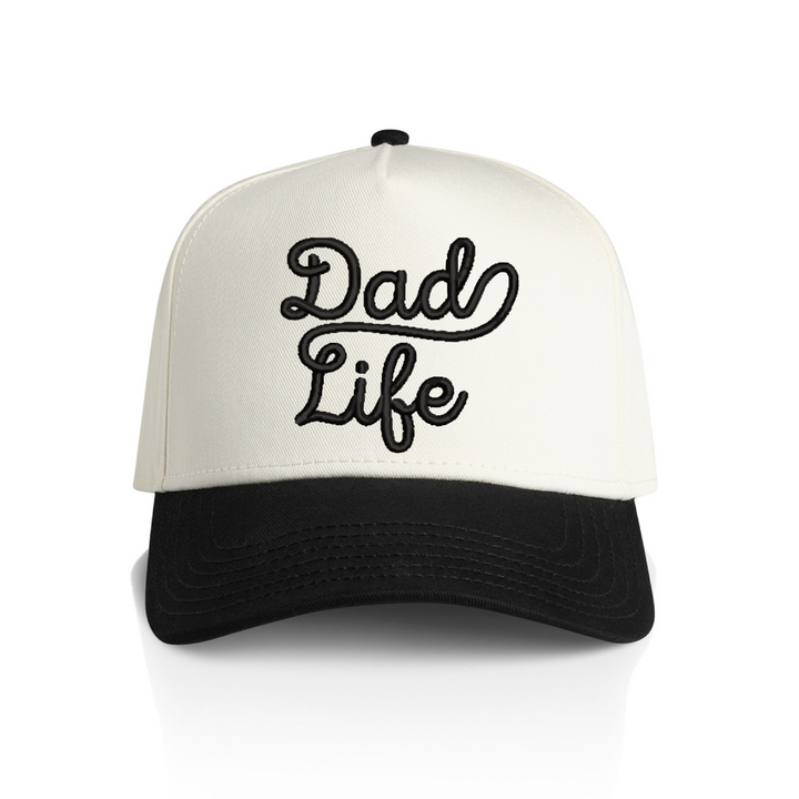 Dad Life Script Snapback Hat