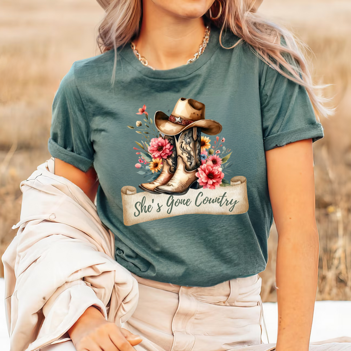 She's Gone Country Tees