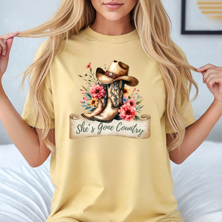 She's Gone Country Tees