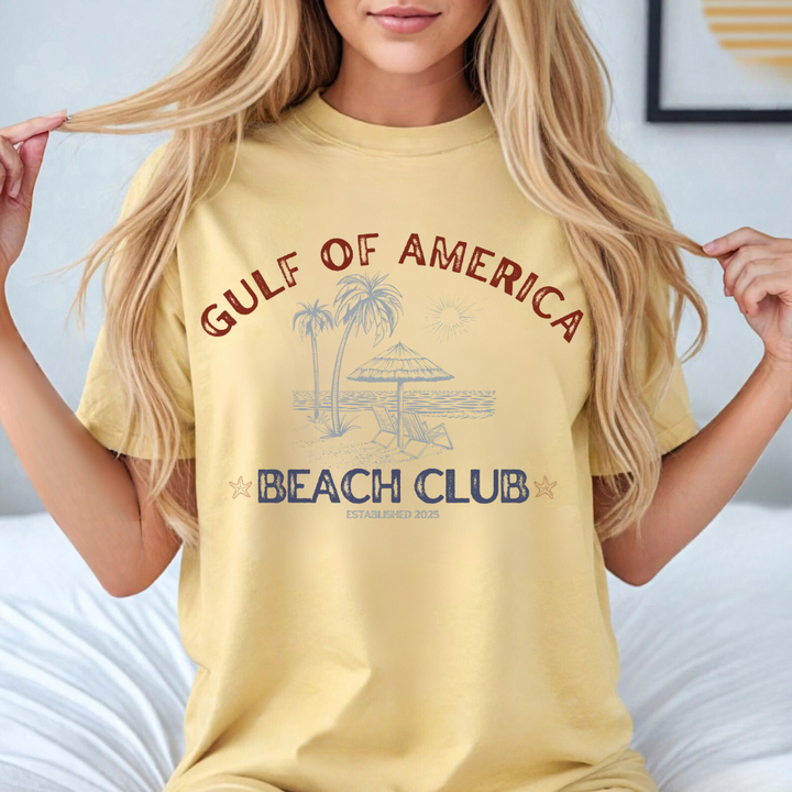 Gulf Of America Beach Club Tees