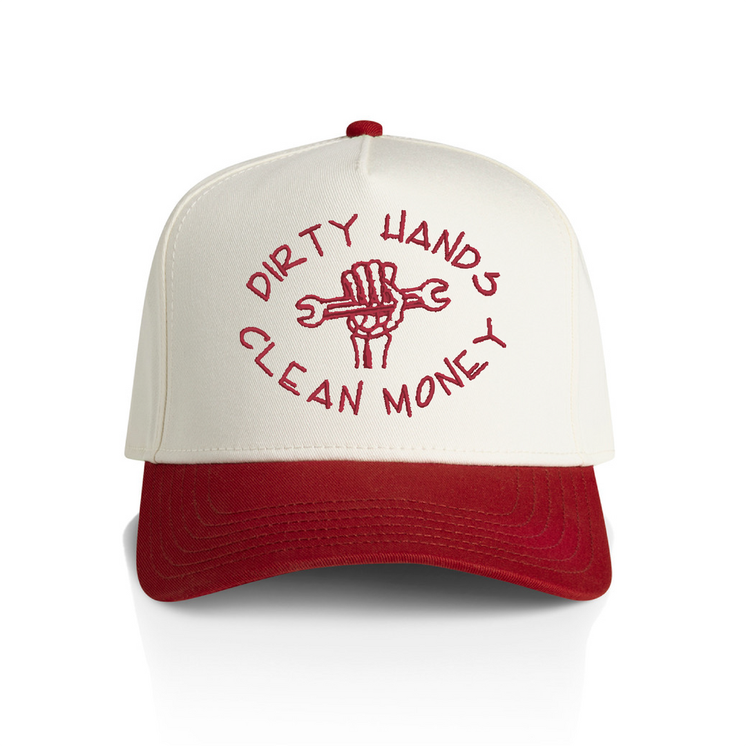 Dirty Hands Clean Money Snapback Hat