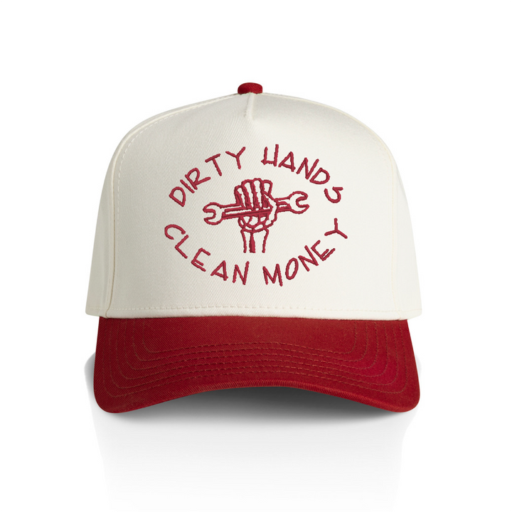 Dirty Hands Clean Money Snapback Hat